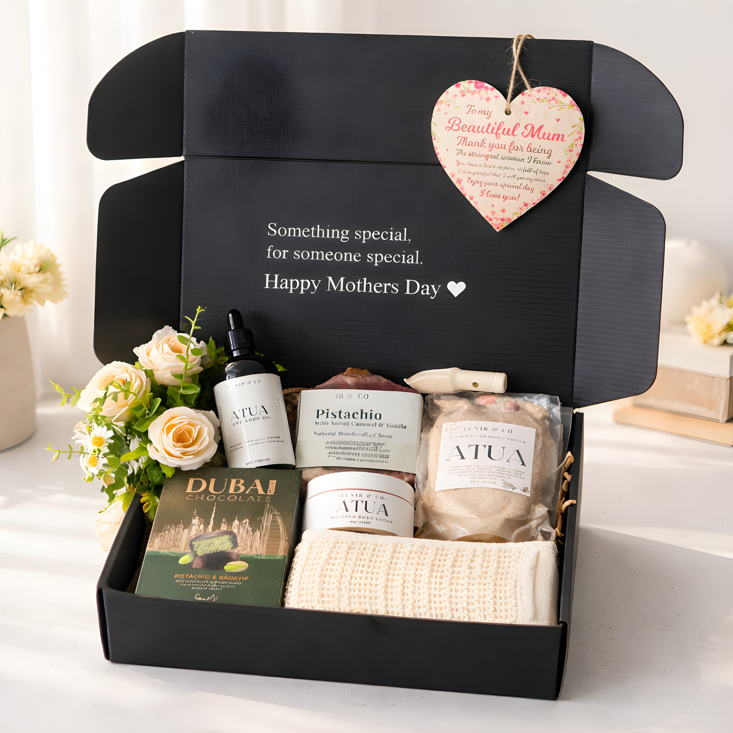 Mother’s Day hamper Australia with four handmade Lunir and Co skincare products