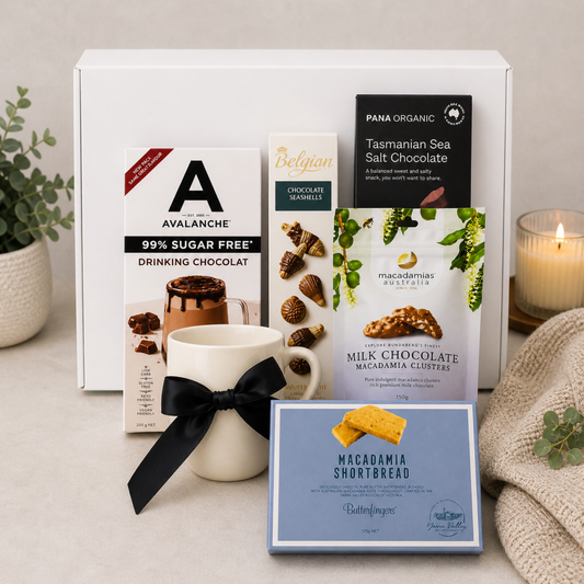 Face on settlement gift box for real estate agents 