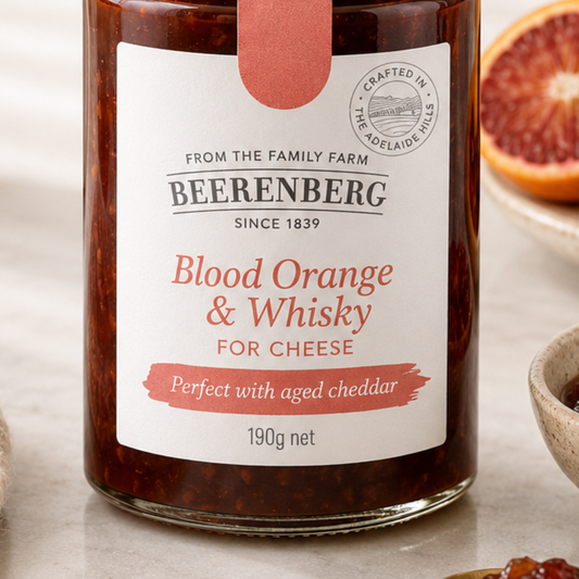Beerenberg Blood Orange & Whisky Paste for Cheese 190g