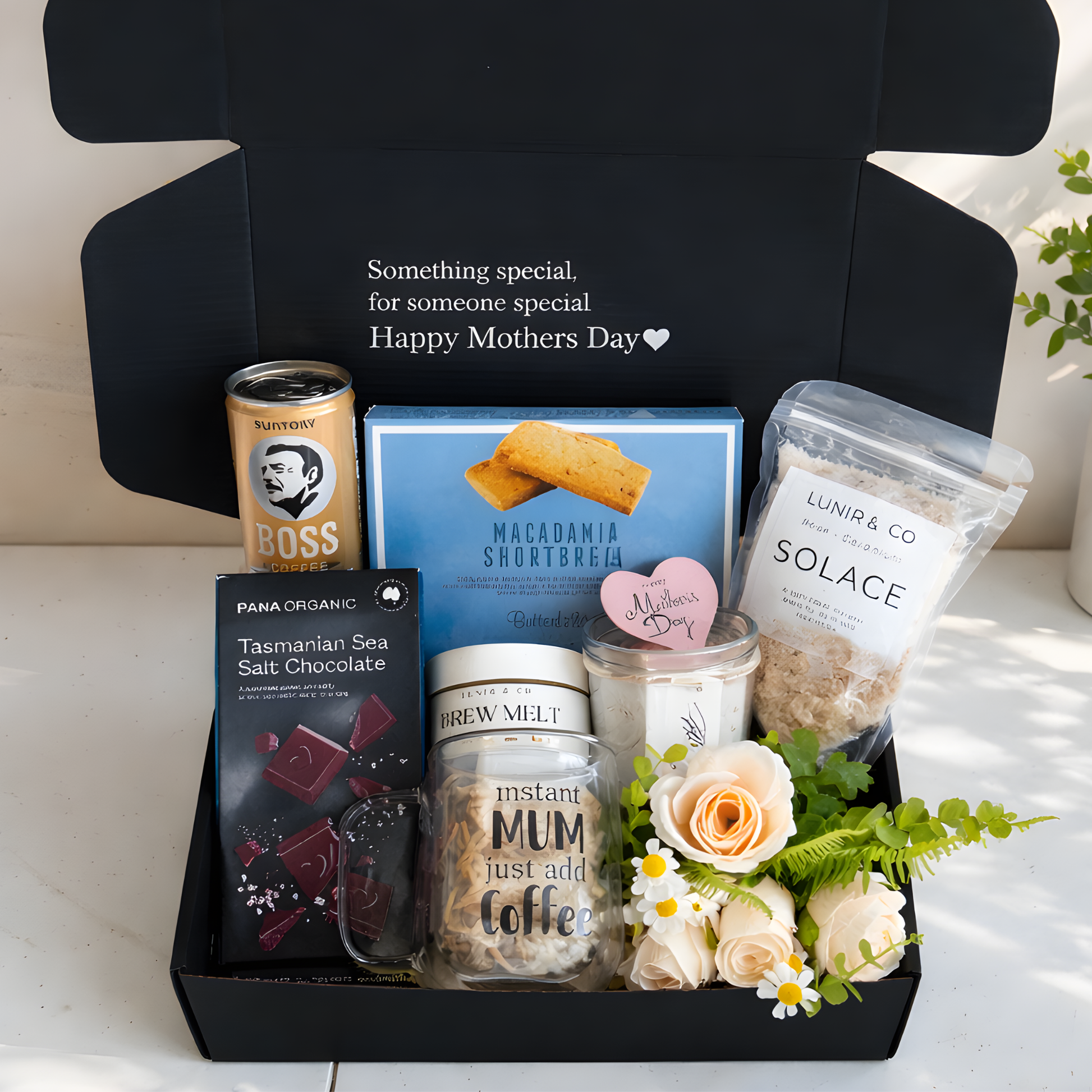 Bloom for Mum luxury Mother’s Day gift box by Lunir and Co Brisbane