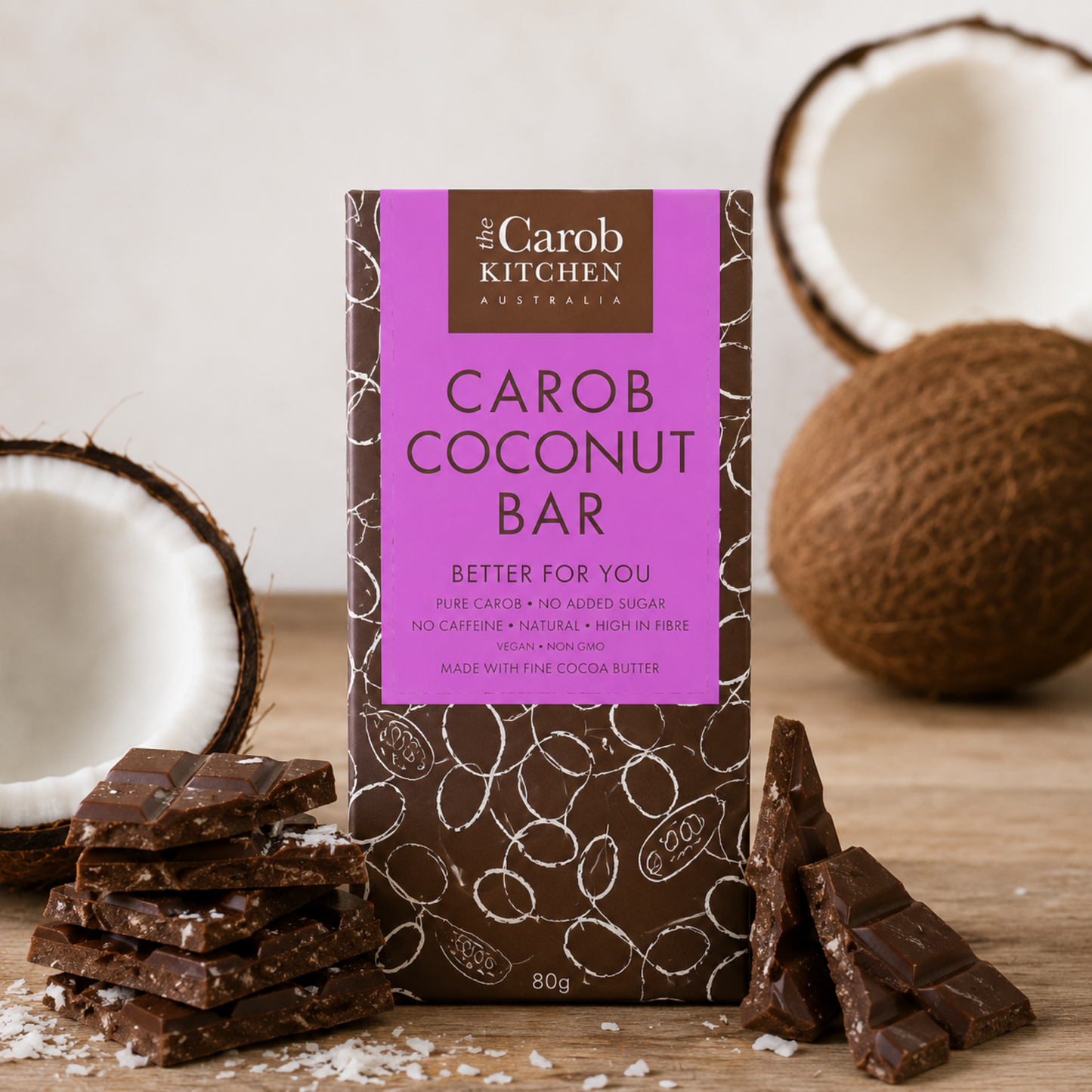 Carob Coconut Bar 80g