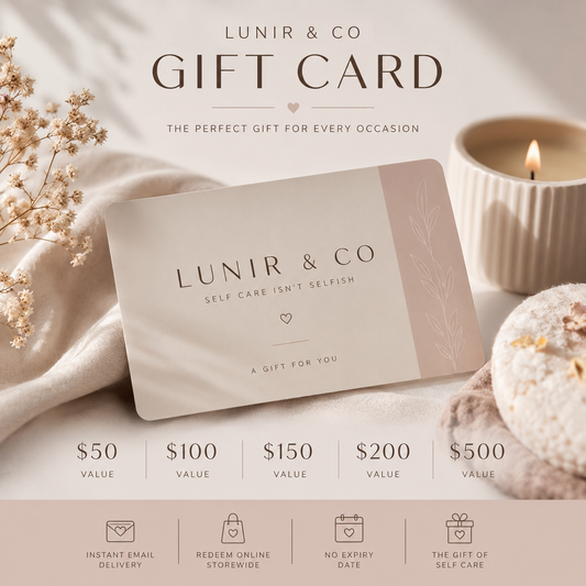 Lunir and Co gift card