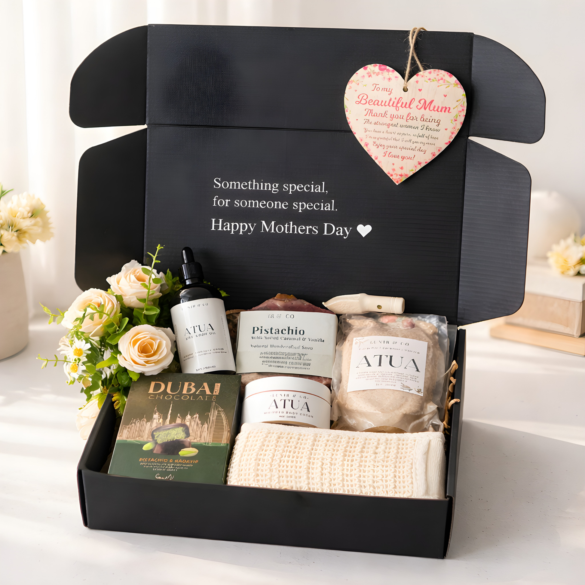 Mother’s Day hamper Australia with four handmade Lunir and Co skincare products
