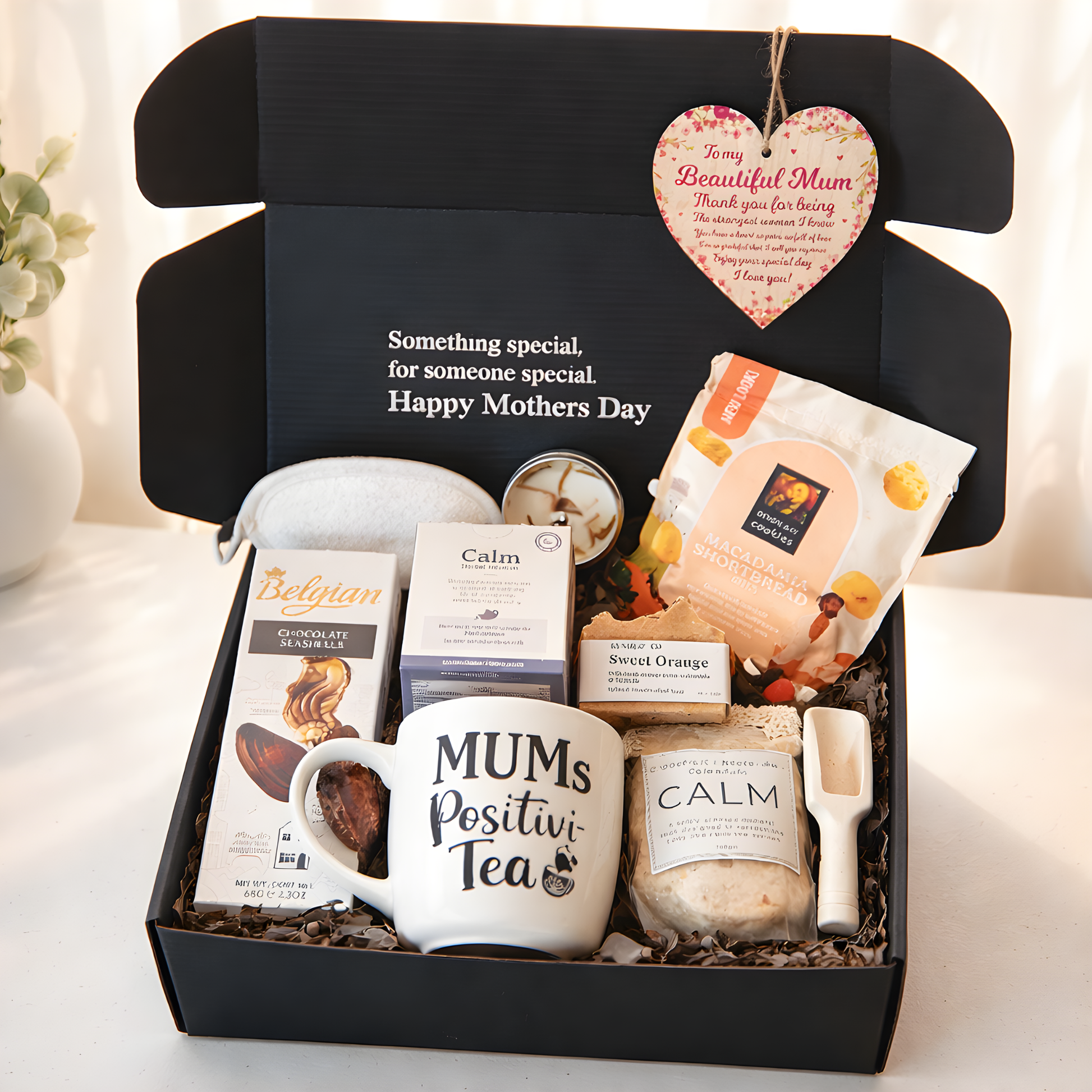 Mother’s Day pamper gift box Australia with mineral bath soak and natural soap