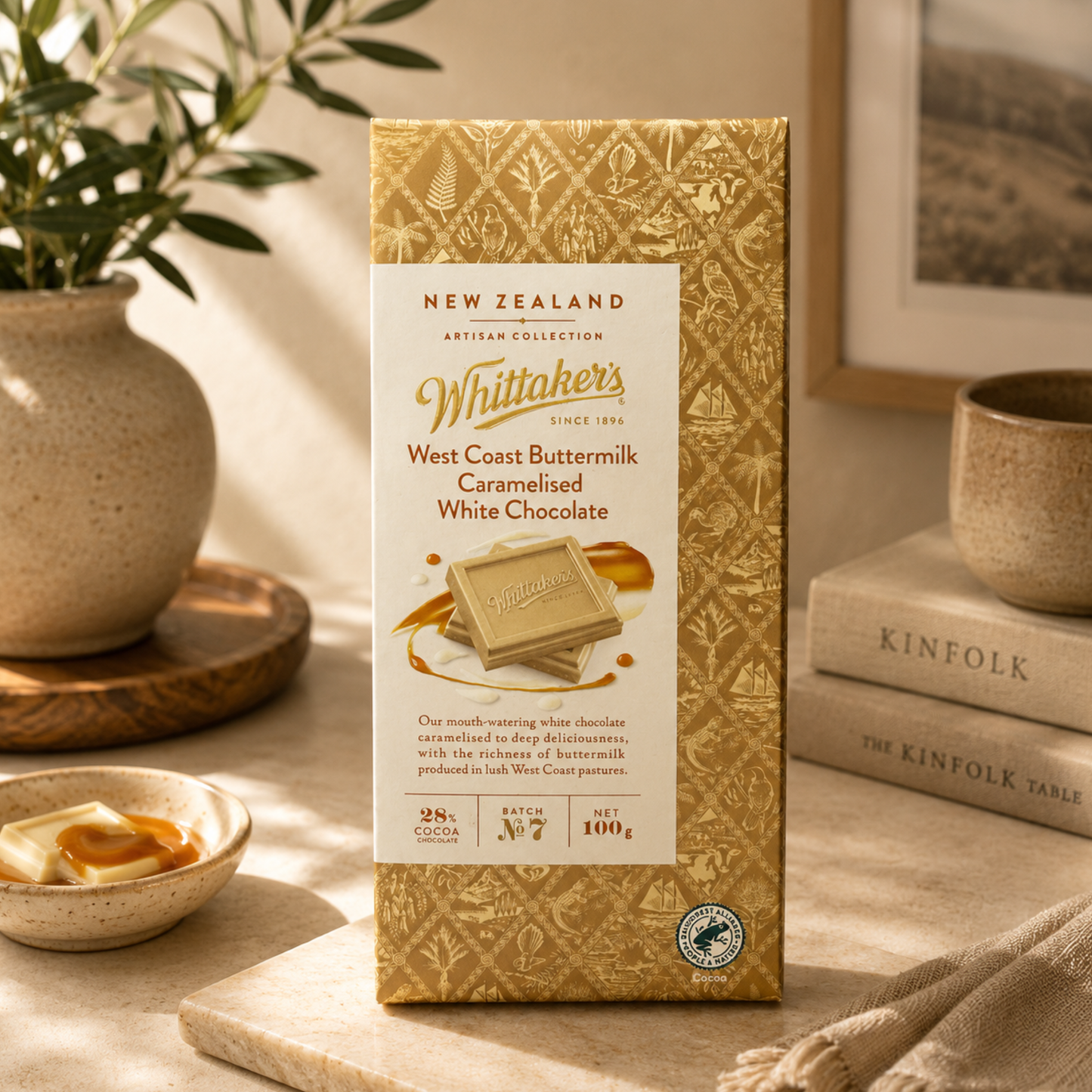 Whittaker's West Coast Buttermilk Caramelised White Chocolate 100g